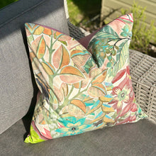 Load image into Gallery viewer, Blush Bloom Velvet Cushion