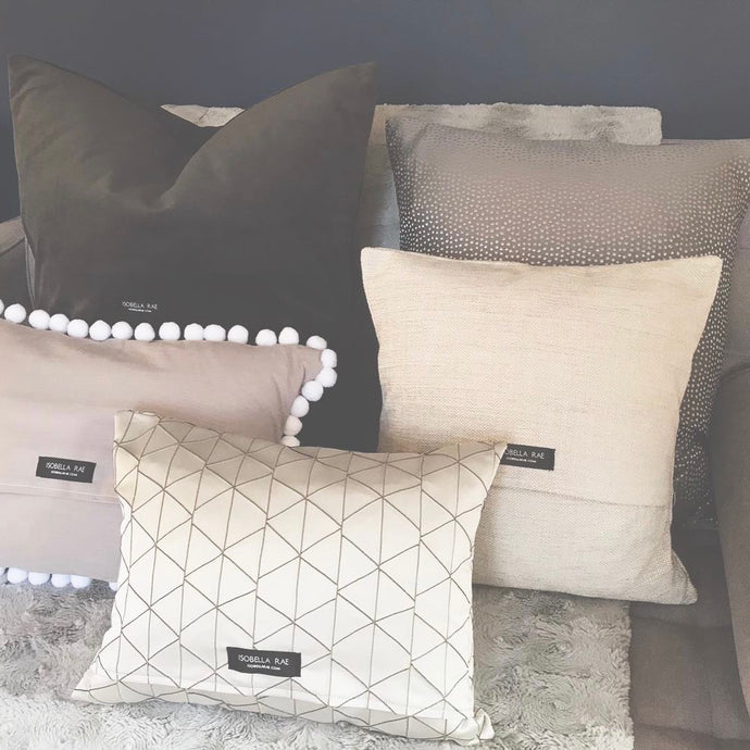 Bespoke Cushion Collection: Fabric Remnants & Reuse