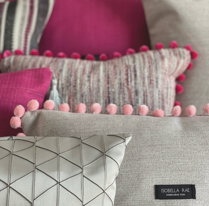 Bespoke Cushion Collection: A Pop Of Pink