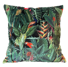 Load image into Gallery viewer, Rainforest Green Velvet Cushion
